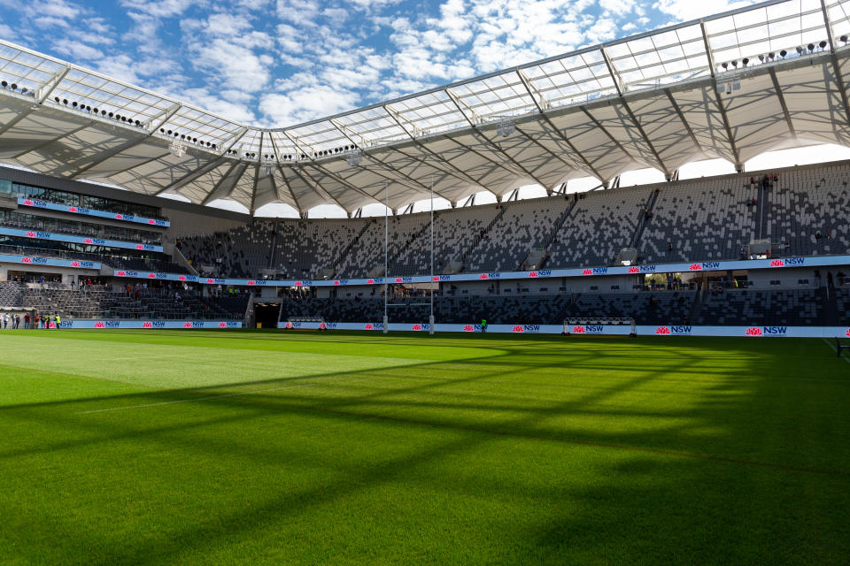 Sydney's Bankwest stadium, with a capacity of 30,000, would be able to accomodate 7,500 people for example. Source: AAP