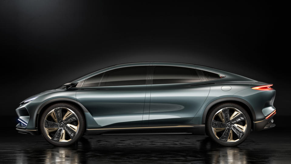 The all-electric SUV concept from the new Italian automaker Aehra.