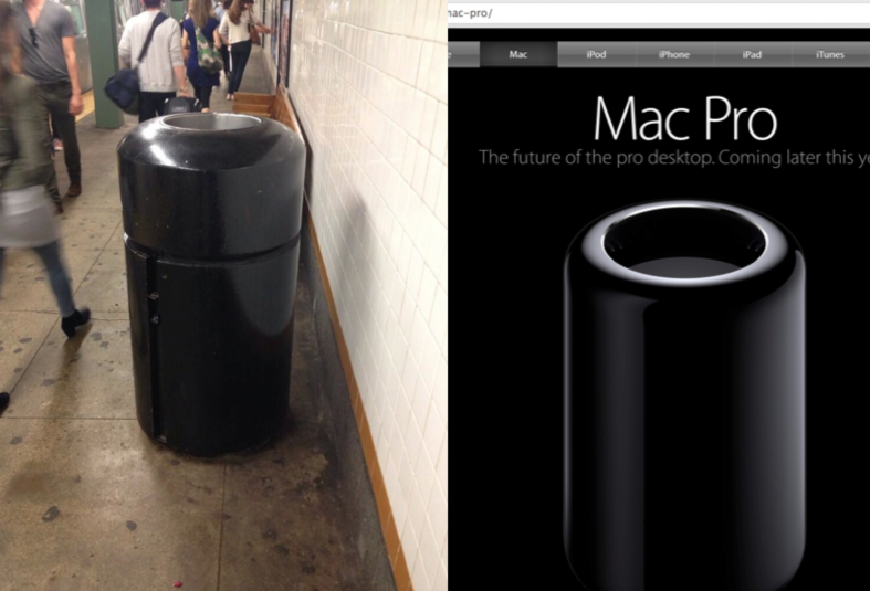 Der 2013er Mac Pro von Apple wurde als "Mülleimer" bezeichnet.  - Copyright: Imgur