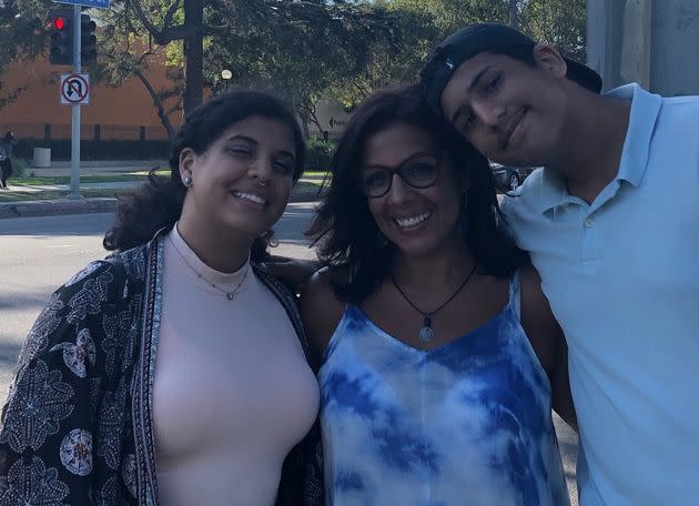 Shireen Soliman, a New York educator, with her two children. (Photo: Photo provided by Shireen Soliman)