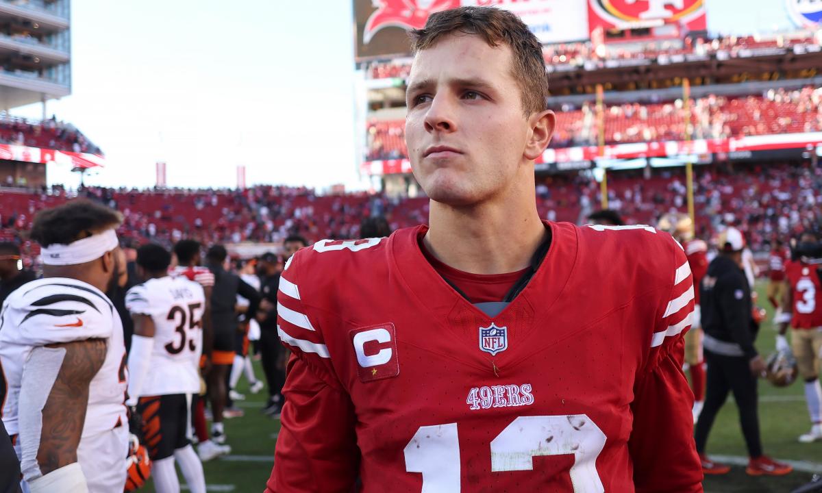 Brock Purdy von den 49ers ist kein Ausfall, aber er hätte am Sonntag nicht spielen sollen