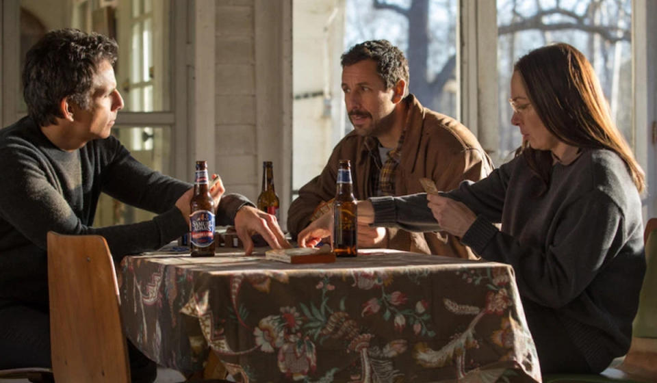 <p>Starring: Adam Sandler, Ben Stiller, Emma Thompson, Dustin Hoffman.<br /> Appearing as Cannes 2017, ‘The Meyerowitz Stories’ is already turning heads. The new comedy-drama follows an estranged family as they gather together to celebrate the artistic work of their father.<br /> (Photo Credit: Netflix) </p>