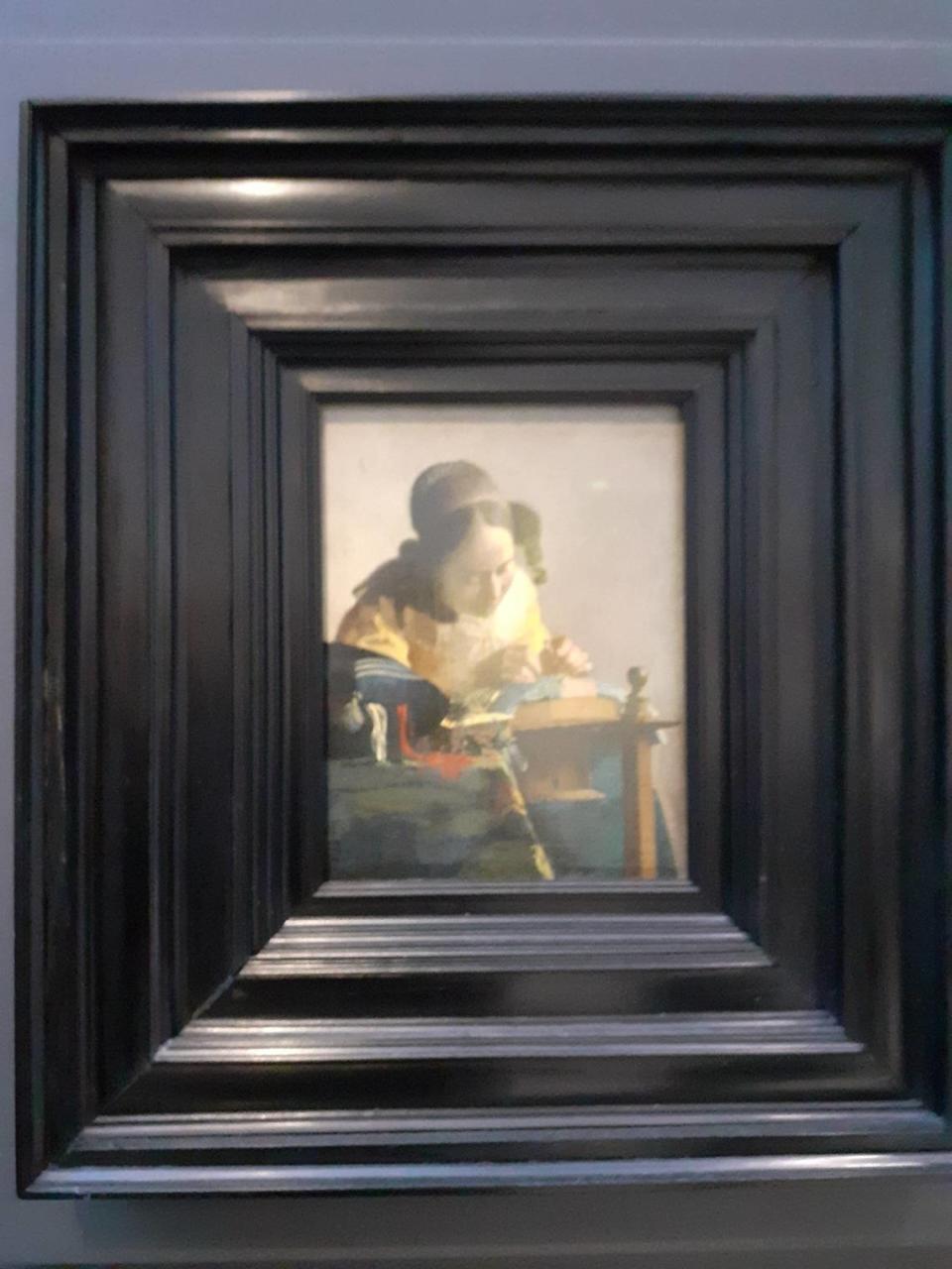 ‘La encajera de bolillos’, 1669-1670, de Johannes Vermeer.