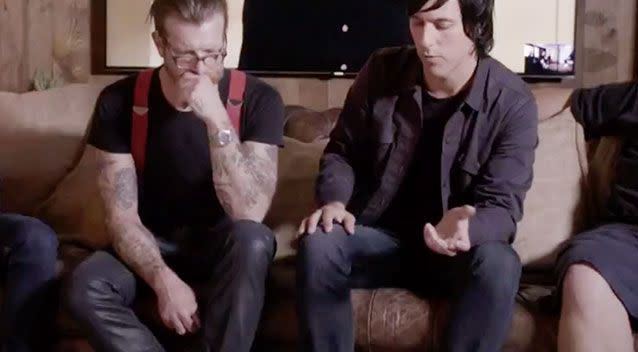 The Eagles of Death Metal's first full interview after the Paris terrorists attacks has been released. Photo: Screenshot/Vice Media