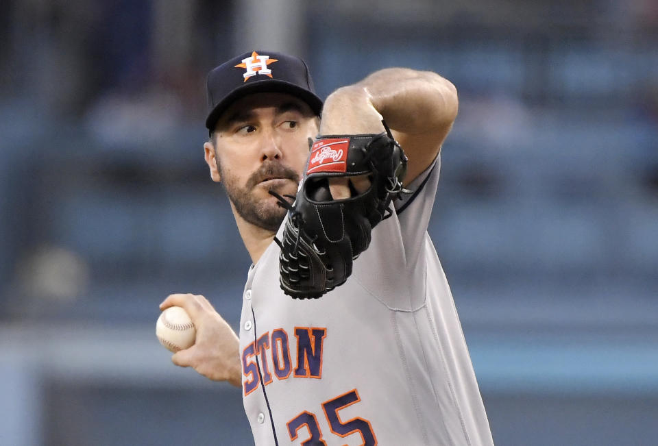 Justin Verlander isn’t happy with the way things have gone in free agency. (AP Photo)