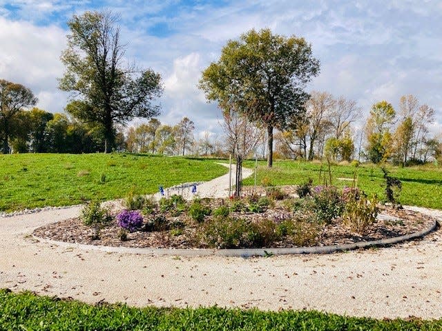 Garden spot at the Van der Brohe arboretum