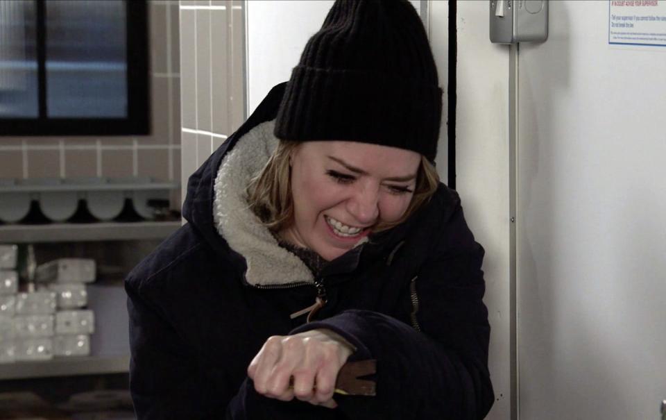 Wednesday, February 17: Abi tries to get access to the fridge