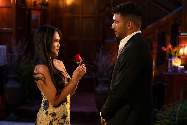 <p>DISNEY/John Fleenor</p> Bachelorette Jenn Tran and Jonathan