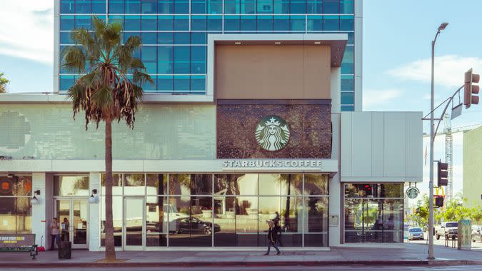 Starbucks on Sunset Boulevard