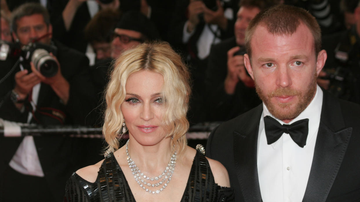 12 of the Most Expensive Celebrity Divorces to Rock Hollywood, 2008 in Cannes, CANNES, FRANCE - MAY 21: Madonna (L) and Guy Ritchie attend the 'Che' pr, France.