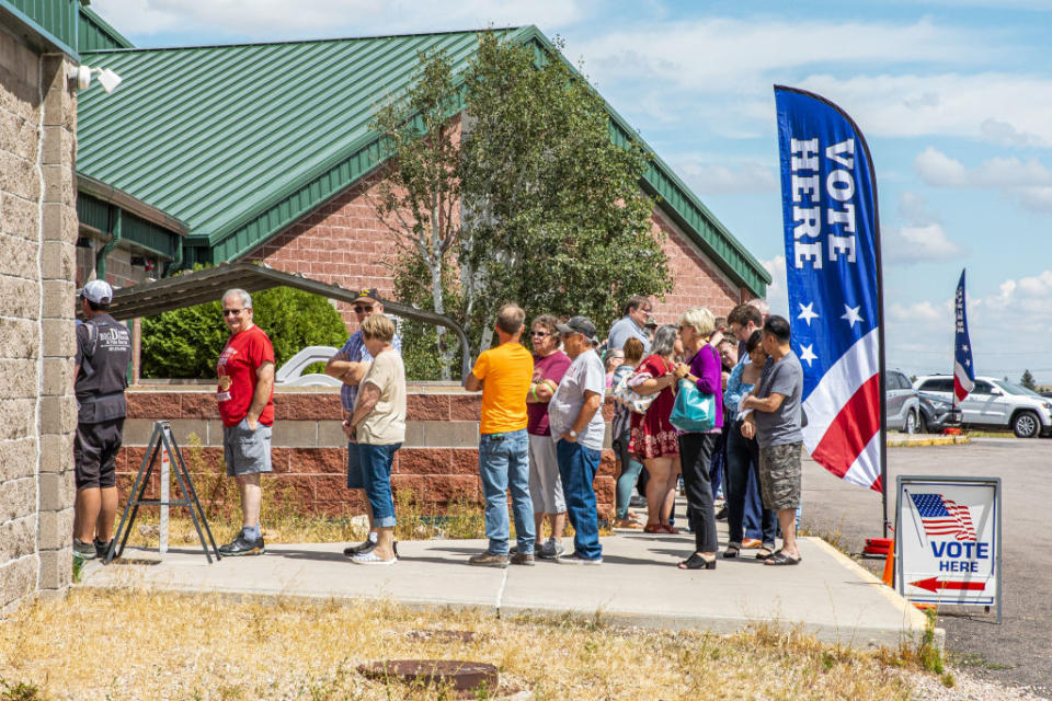 Voters Cast Ballots In Wyoming Primary