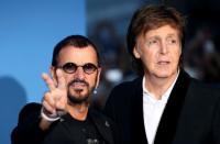 FILE PHOTO: Former Beatles Ringo Starr and Paul McCartney attend the world premiere of 'The Beatles: Eight Days a Week,The Touring Years' in London, Britain, September 15, 2016. REUTERS/Neil Hall/File Photo