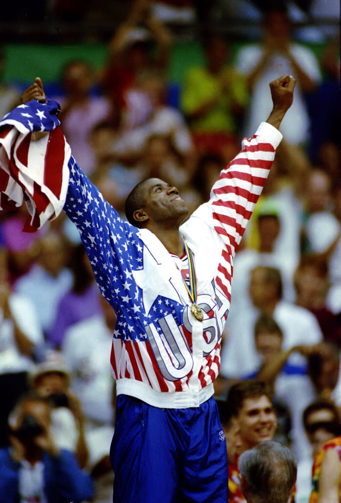 Magic Johnson (USA), 1992 Barcelona Olympics