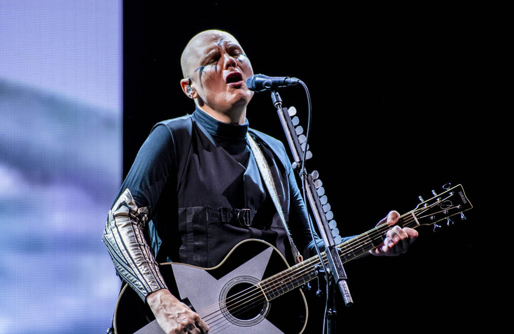 Billy Corgan performed at Lisa Marie Presley's funeral credit:Bang Showbiz
