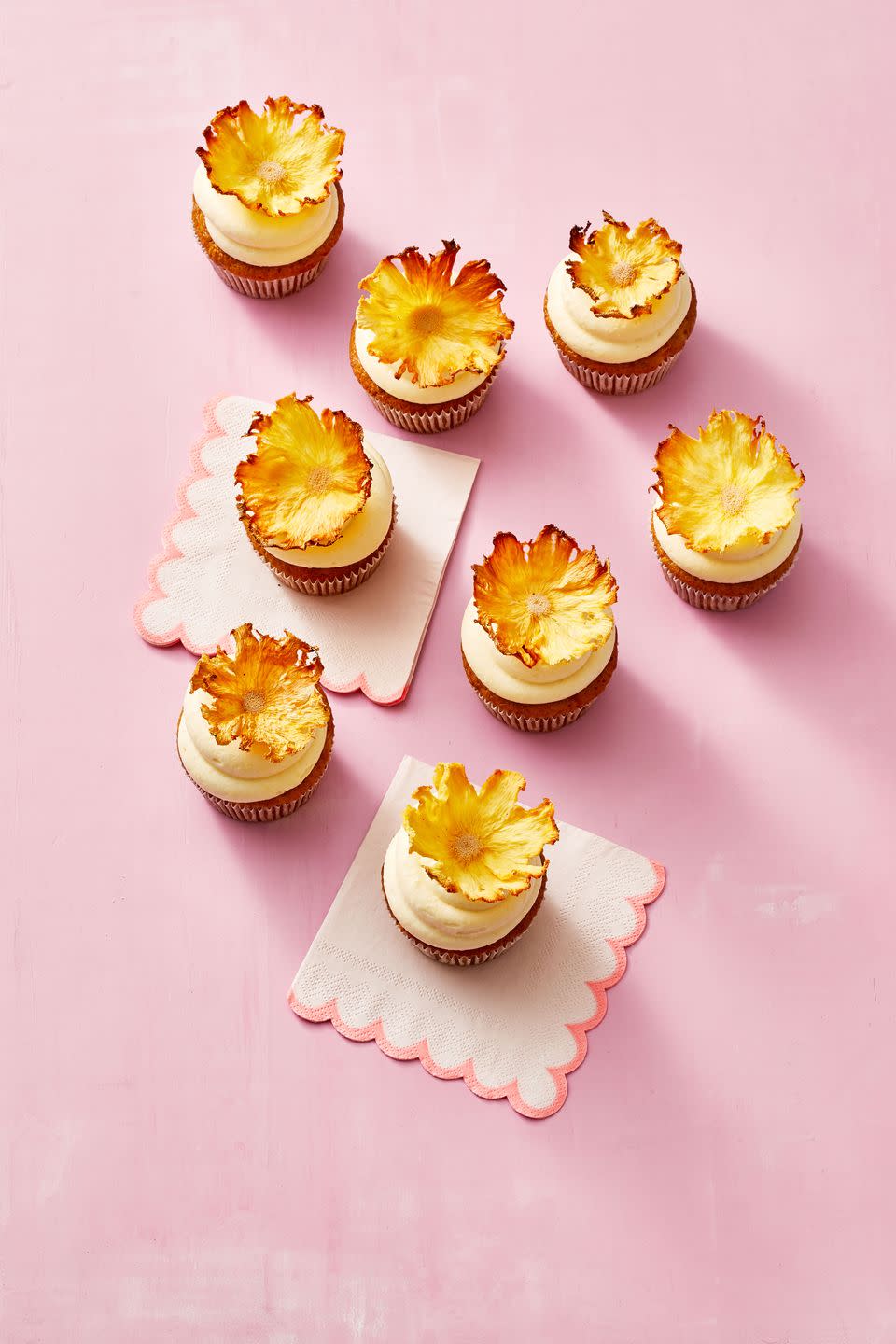 <p>Carrot, ginger and pineapple cupcakes are perfect for the season—top them with gummy googly eyes instead of dried pineapple for extra spook.</p><p>Get the <a href="https://www.goodhousekeeping.com/food-recipes/a35537898/carrot-pineapple-cupcakes-recipe/" rel="nofollow noopener" target="_blank" data-ylk="slk:Carrot-Pineapple Cupcakes recipe;elm:context_link;itc:0;sec:content-canvas" class="link "><strong>Carrot-Pineapple Cupcakes recipe</strong></a><em>.</em></p>