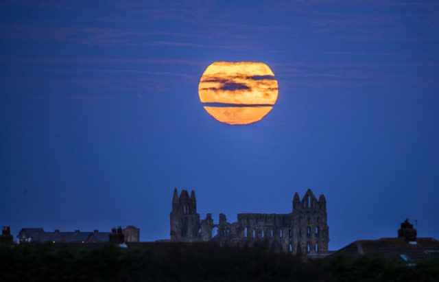 The first supermoon of the year was visible on January 12 and the second was on November 3 (Danny Lawson/PA)