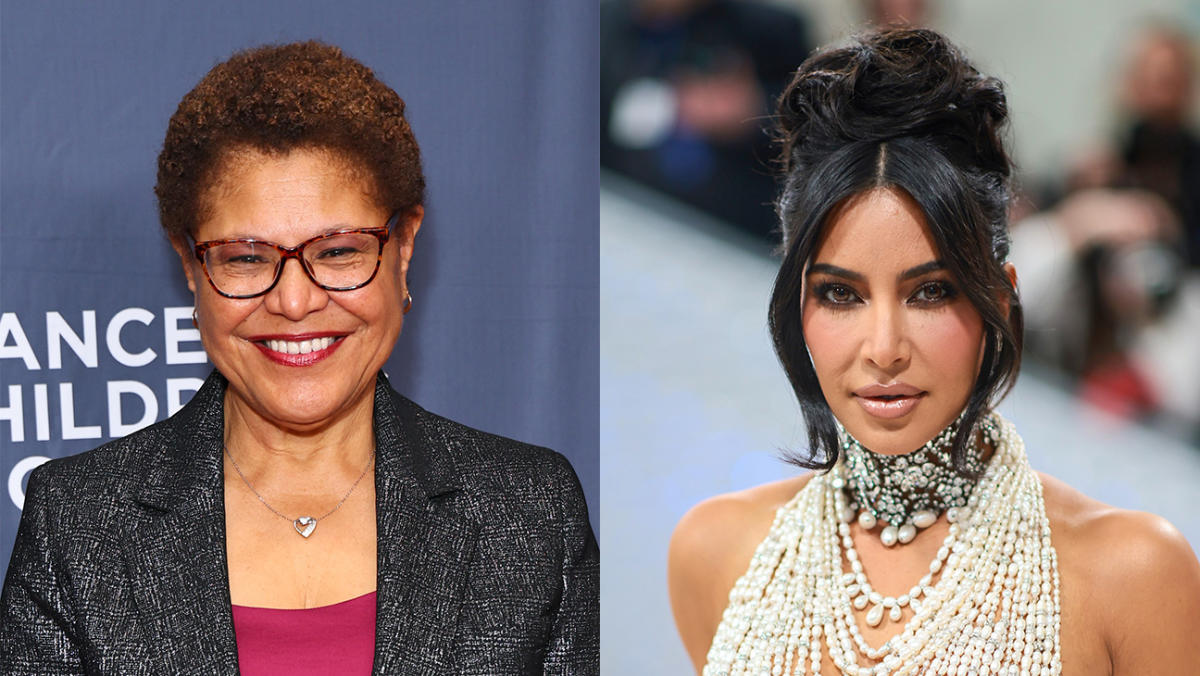 La mairesse de Los Angeles, Karen Bass, a refusé les dérapages de 600 $ de Kim Kardashian « Swag Bag »