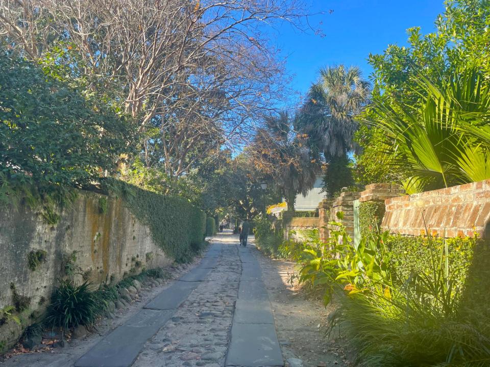 Charleston cobblestone streets