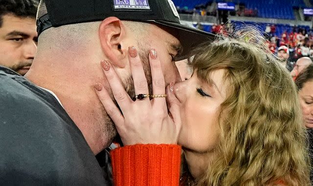 Taylor Swift at Super Bowl: Kiss seals celebration with Travis Kelce