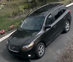 The suspects fled in a 2010's black Hyundai Santa Fe according to Peel Regional Police.