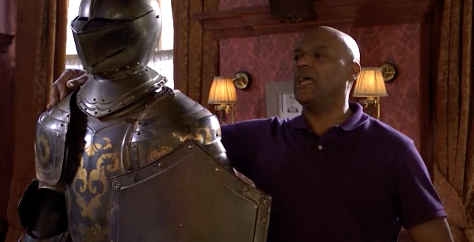 eastenders' george with the knight