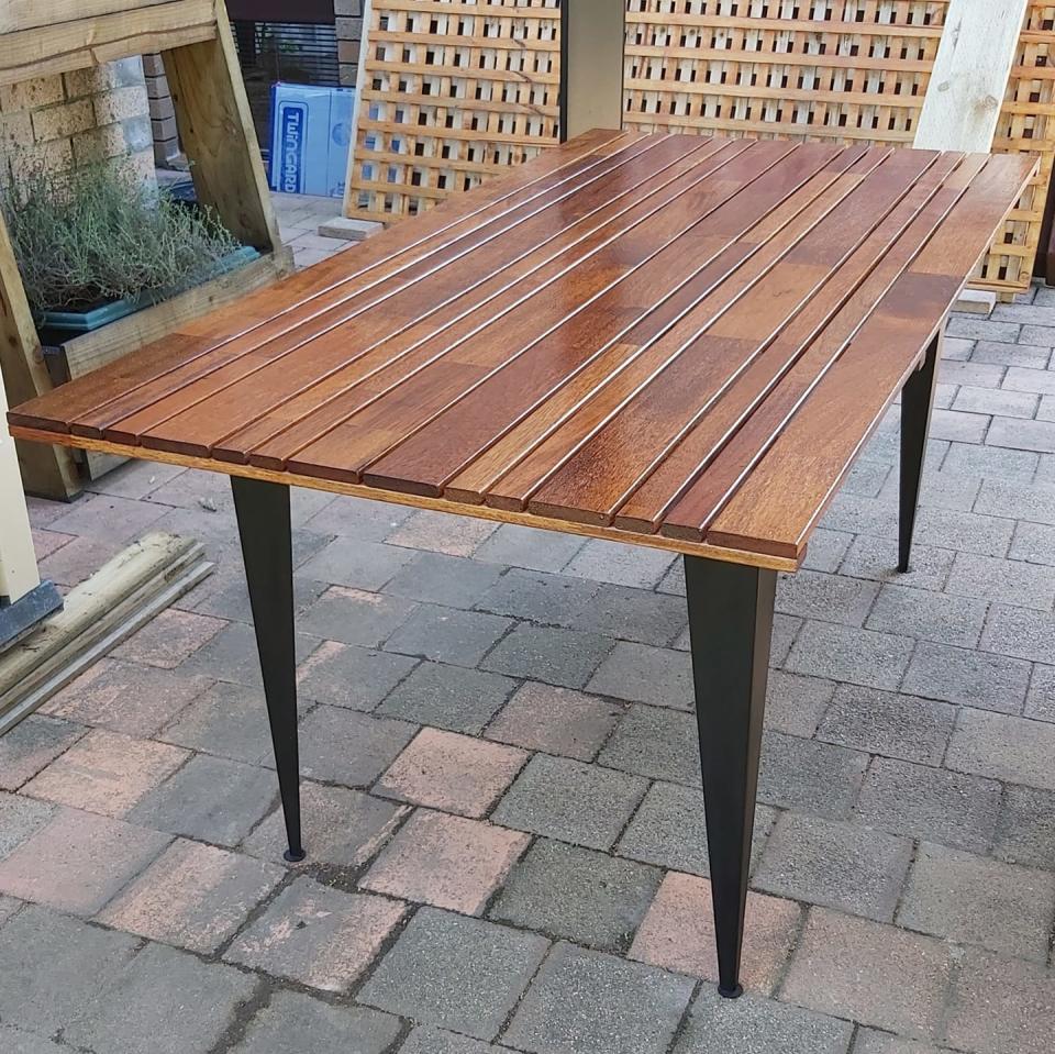 bunnings merbau outdoor table