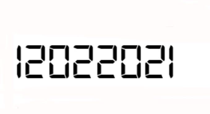 2 de diciembre de 2021, o 12/02/2021 en formato de fecha estadounidense, es un palíndromo numérico singular. (Twitter/Tyler Roney)