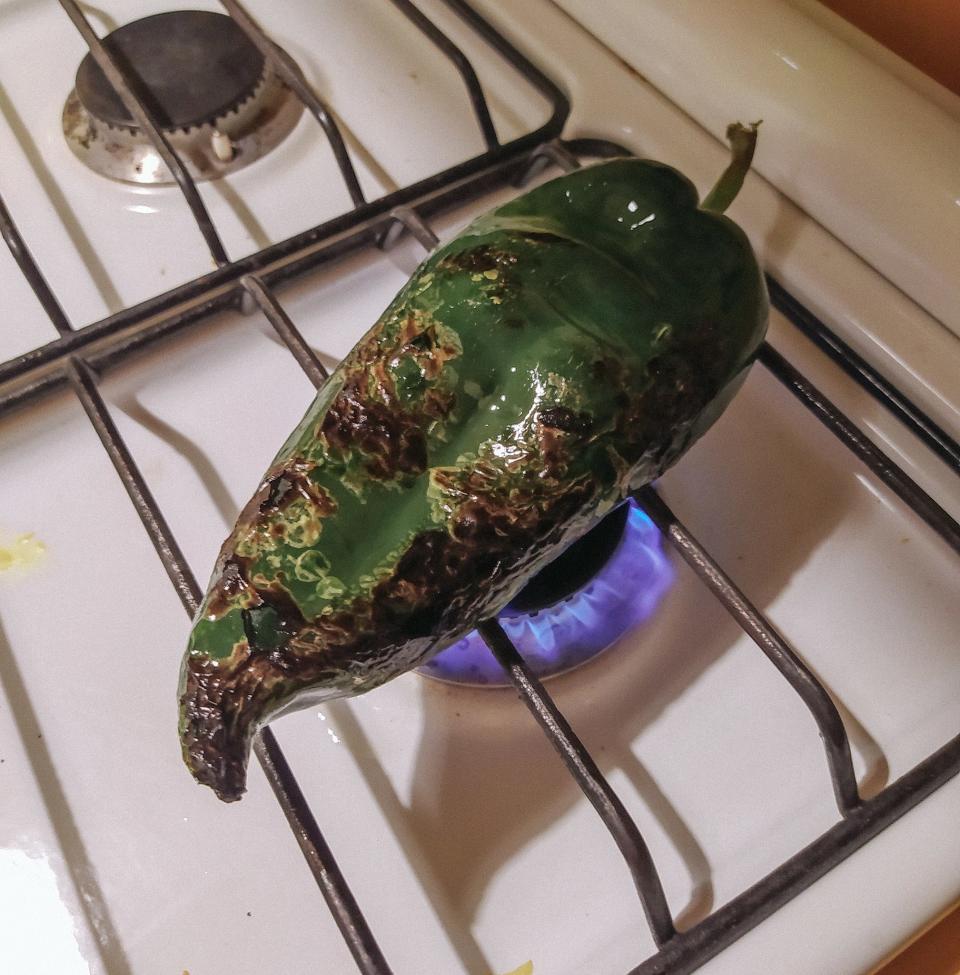 rajas con crema y elote