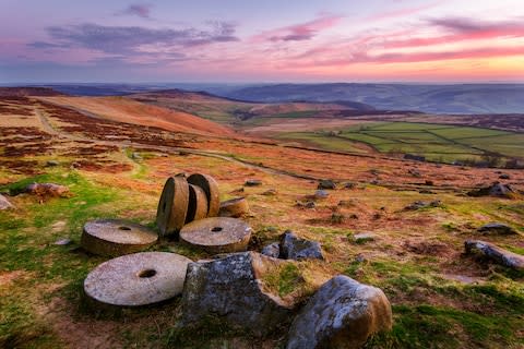 The landscape near Hathersage - Credit: getty