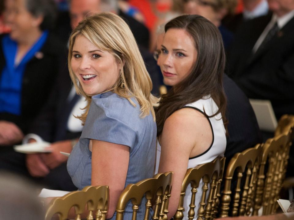 Jenna and Barbara Bush in 2012.