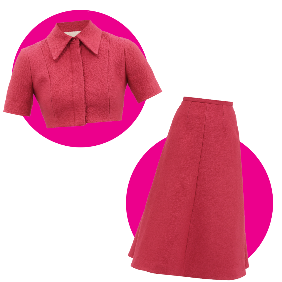 Emilia Wickstead Crop Top and Skirt