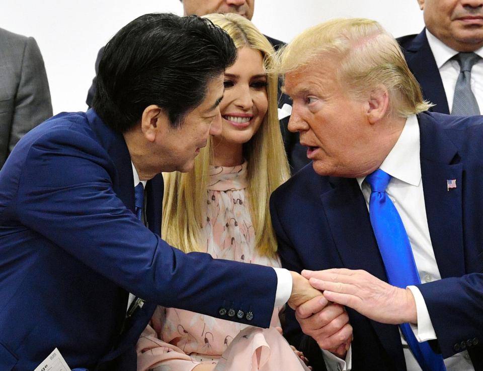 Japanese Prime Minister Shinzo Abe, Ivanka Trump, Donald Trump