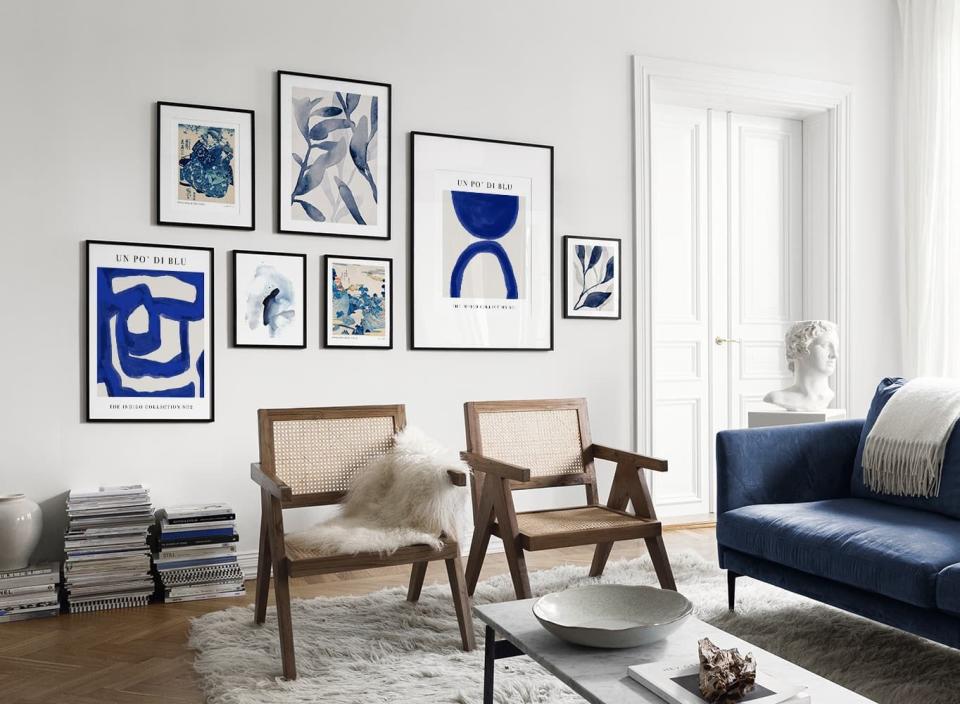 blue living room ideas