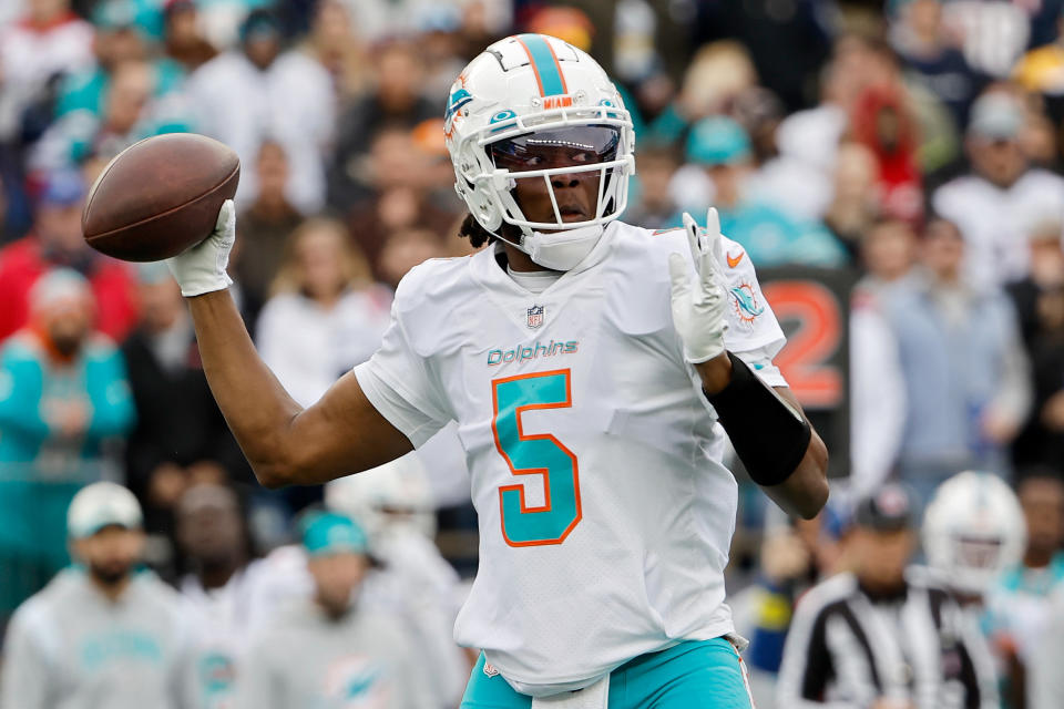 Teddy Bridgewater of the Miami Dolphins