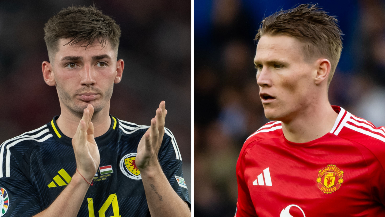 Billy Gilmour and Scott McTominay