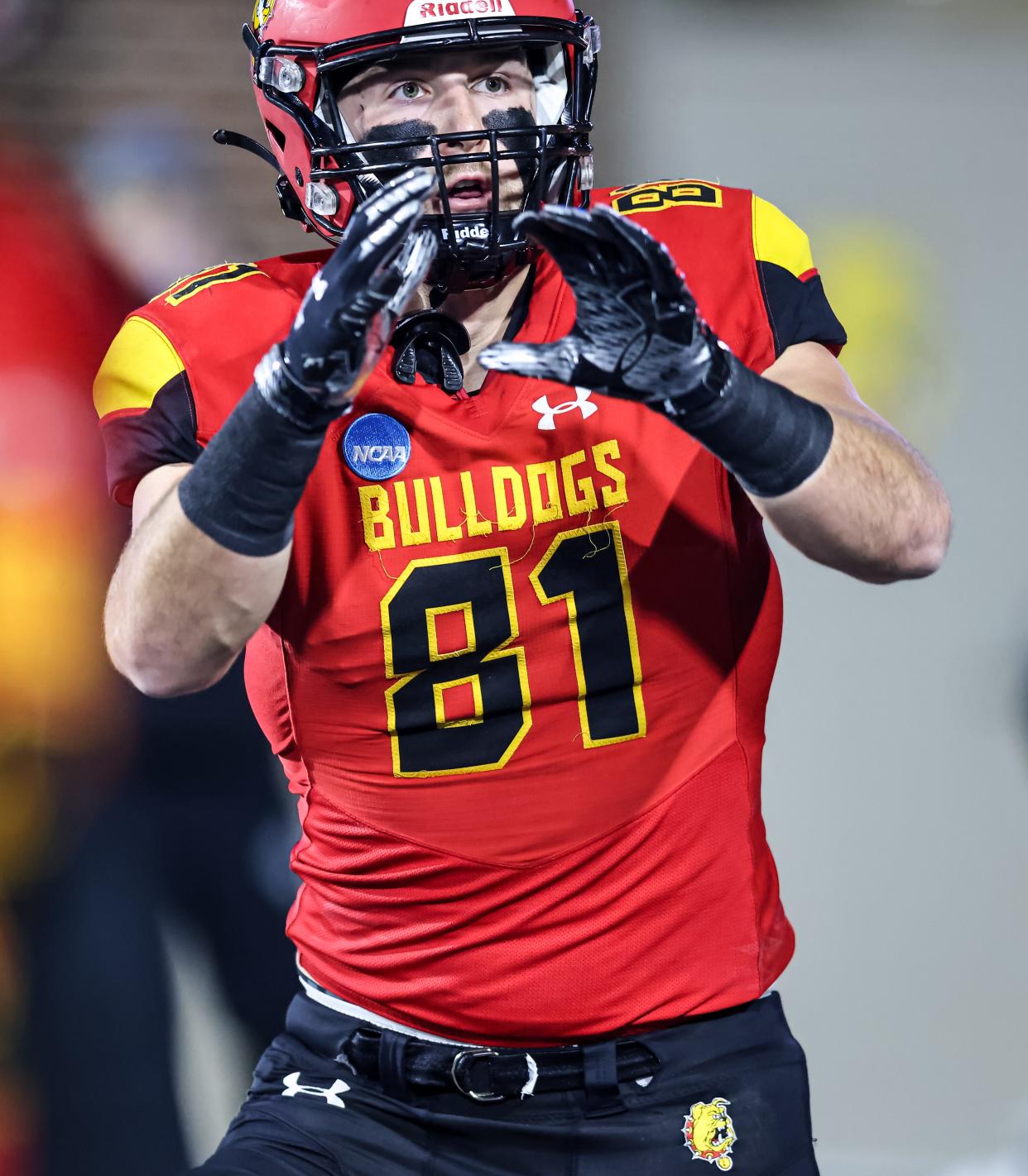 Fowler's Mason Pline played two seasons of football at Ferris State after spending the first three years of his career playing on the school's basketball team.