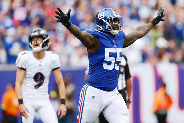 NY Giants photos vs. Baltimore Ravens at MetLife Stadium