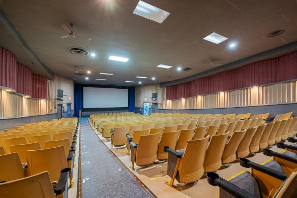 Calgary's Globe Cinema has two auditoriums, each seating almost 400 people. Calgary's film festival organizers say losing the space downtown is detrimental for their events. 