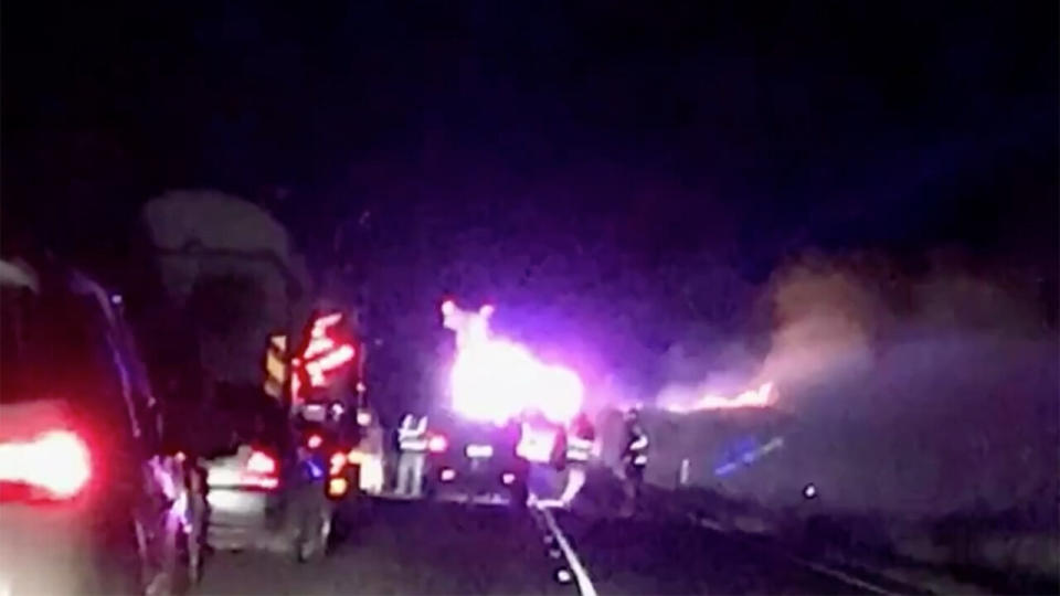 A Queensland mum and her four young children, all aged under 10, have been killed in a horrific car crash. Source: Nine News