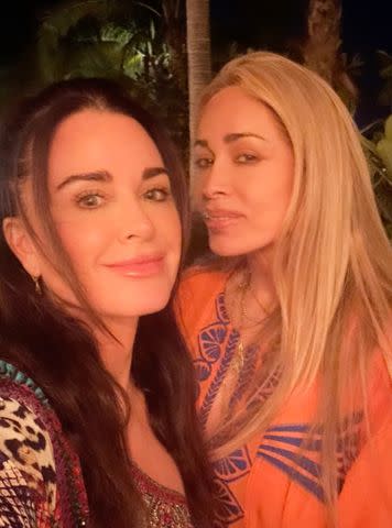 <p>Kyle RIchards/Instagram</p> Kyle Richards and Faye Resnick.