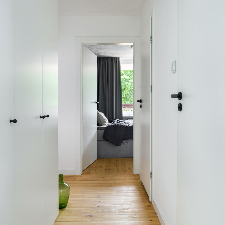 hallway looking into a bedroom