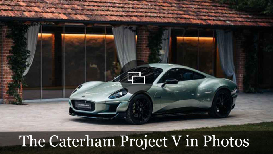 The Electric Caterham Project V Concept in Photos