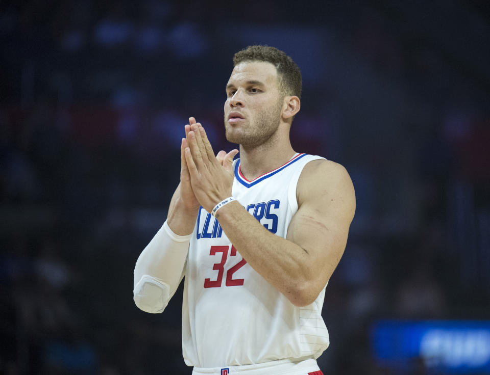 Blake Griffin highlights this week’s look at recent fantasy risers and fallers (AP Photo/Kyusung Gong)