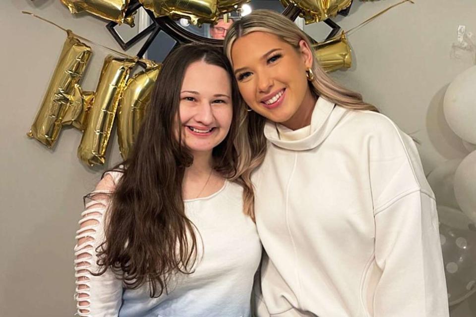 <p>Gypsy Rose Blanchard/Instagram</p> Gypsy Rose Blanchard poses with her younger sister Mia Blanchard at her homecoming party.