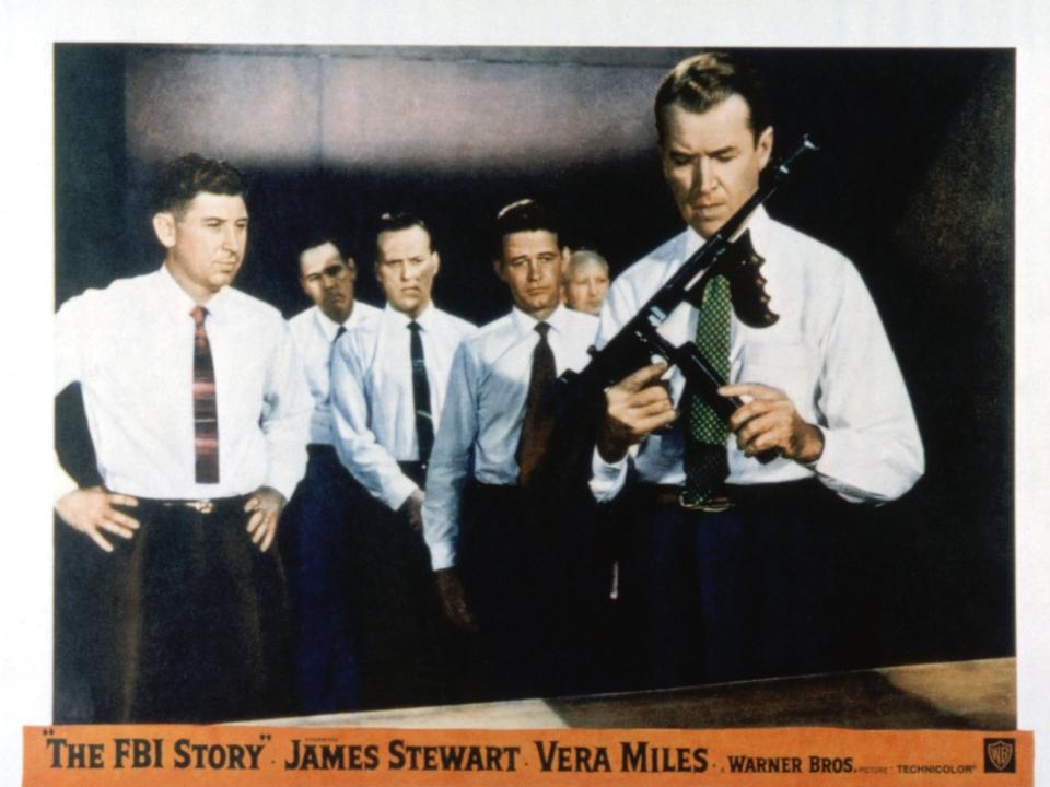 A poster of the film, “The FBI Story."