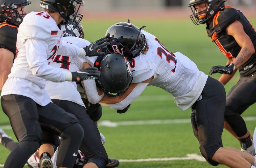 Greyson Bortnem led the Lynx in tackles last season with over 70.