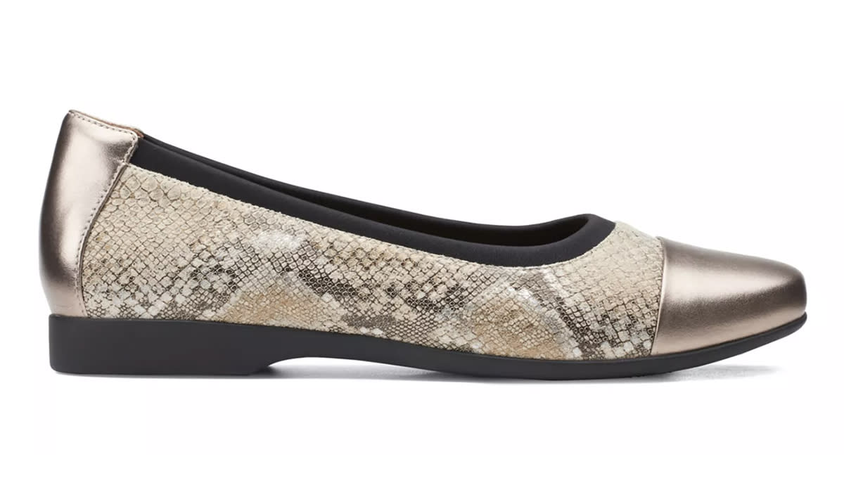 No closet is complete without a comfy pair of flats. (Photo: Clarks)