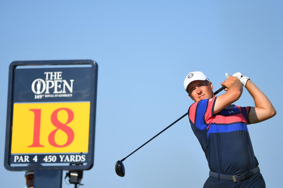 The 18th hole victimized Jordan Spieth at the Open Championship. (Andy Buchanan/Getty Images)