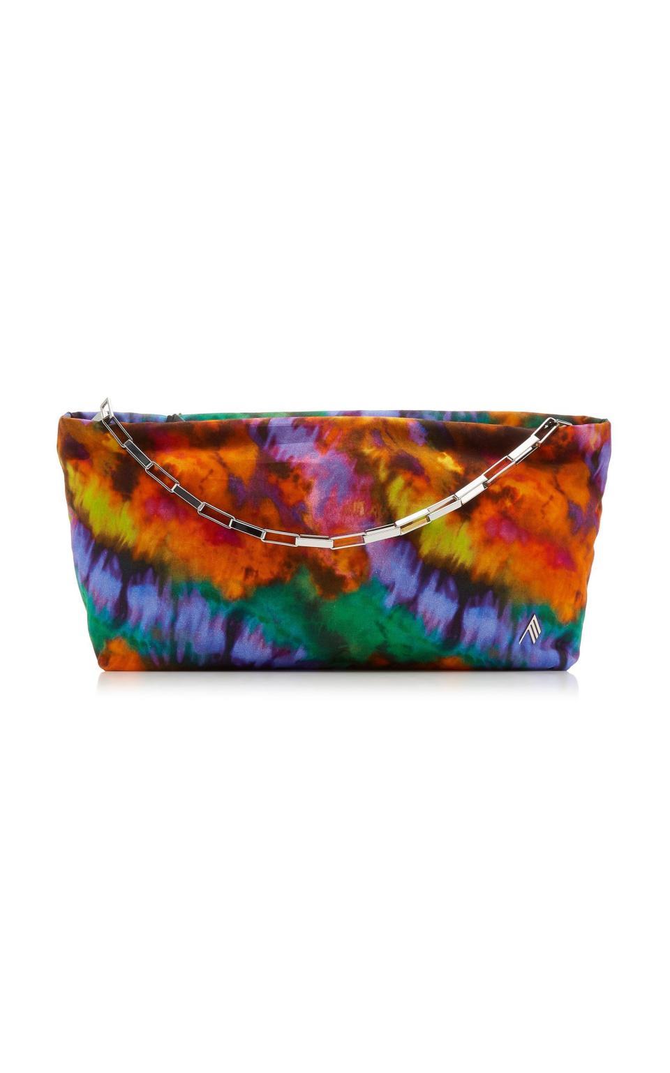 Tie-Dye Poplin Pouch Clutch