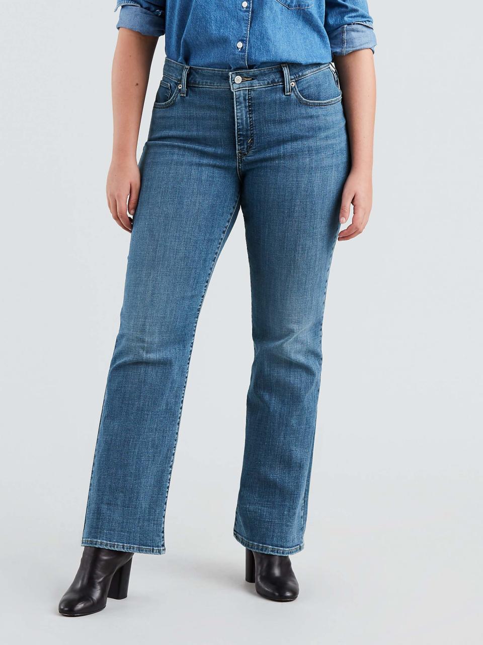 Levi's Women's Plus 415 Classic Bootcut Jeans. (Photo: Walmart)